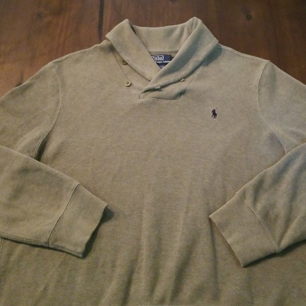 Polo by Ralph Lauren Shawl Collar Sweater XL